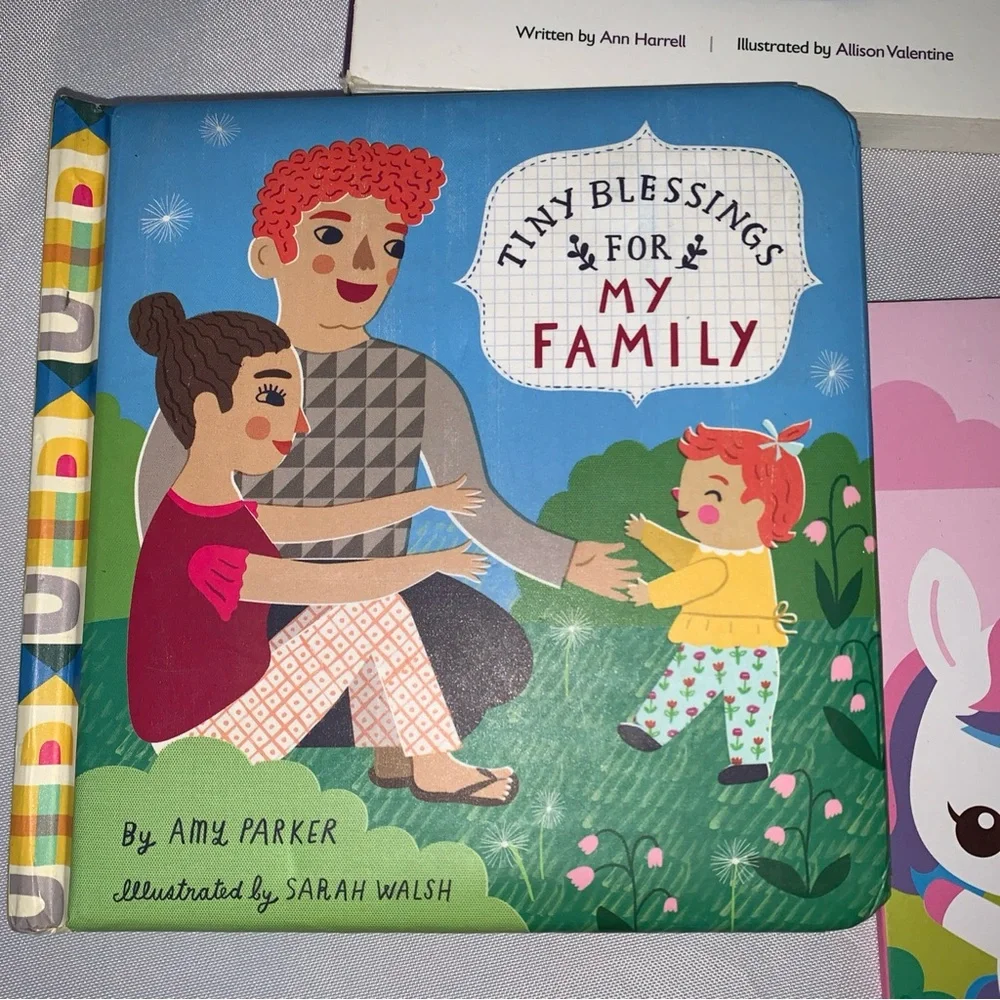 Toddler Kids Board Books Interactive Set Bundle of 7 Learning Love Fun